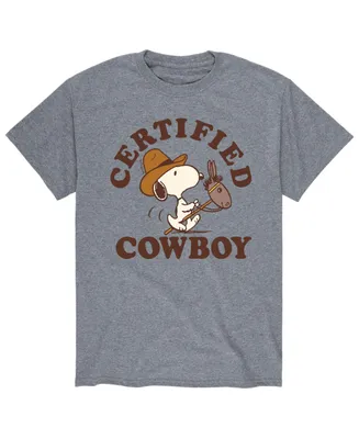 Men's Peanuts Certified Cowboy T-Shirt