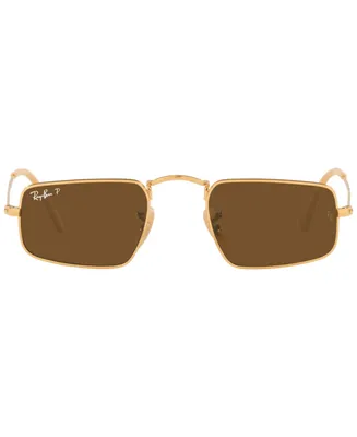 Ray-Ban Unisex Polarized Sunglasses, RB3957 - Legend Gold