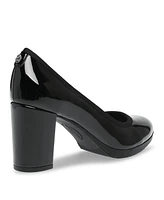 Anne Klein Women's Castana Round Toe Block Heel Pumps