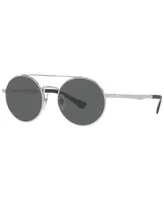 Persol Unisex Sunglasses, PO2496S 52 - Silver