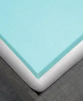 Closeout! IntelliSLEEP Natural Comfort 3" Memory Foam Topper, Full, Created For Macy's