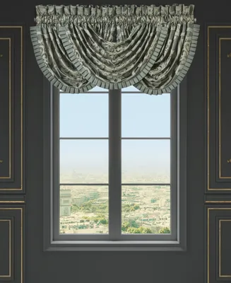 J Queen New York Santino Waterfall Window Valance, 33" x 43"