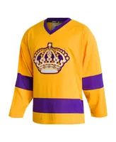 Men's adidas Gold Los Angeles Kings Team Classics Authentic Blank Jersey