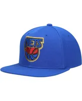 Men's Mitchell & Ness Blue New Jersey Nets 50th Anniversary Snapback Hat