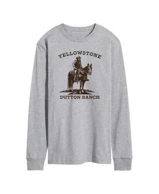 Men's Yellowstone Cowboy Long Sleeve T-shirt