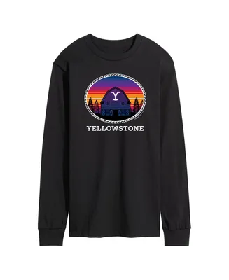 Men's Yellowstone Sunset Barn Long Sleeve T-shirt
