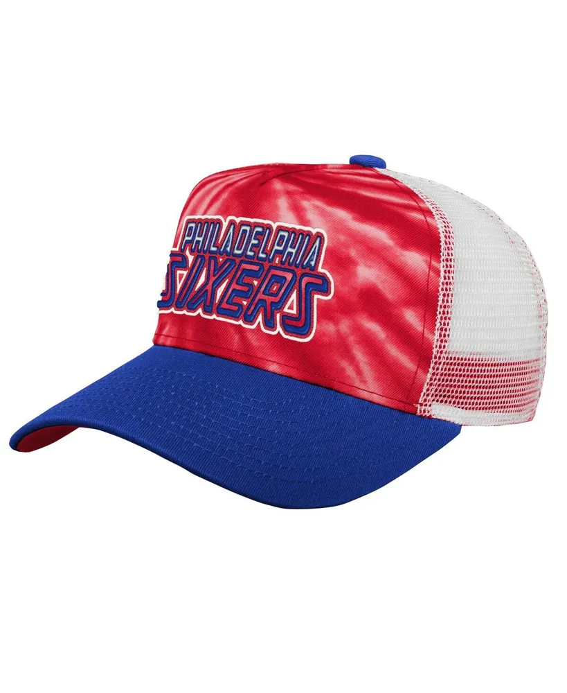 Youth Buffalo Bills Mitchell & Ness Red/Royal Spiral Snapback Hat