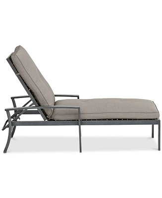 Closeout! Marlough Ii Aluminum Outdoor Chaise Lounge, Created for Macy's