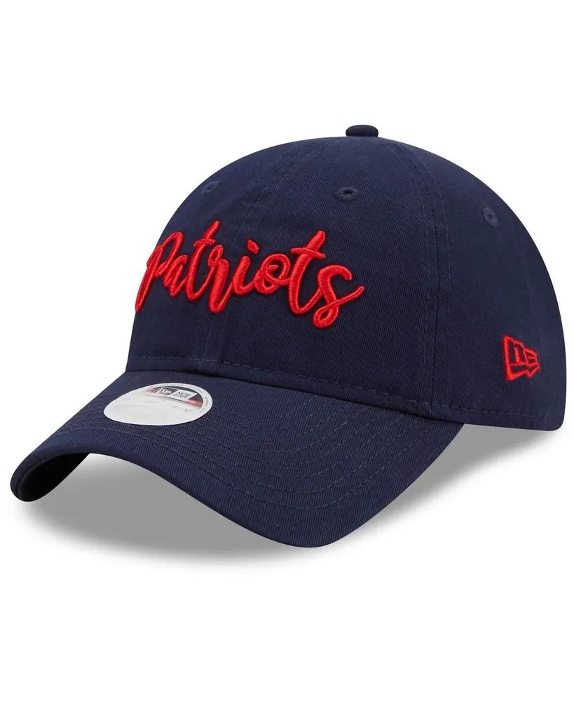 Women's New Era Navy Chicago Bears Script 9TWENTY Adjustable Hat