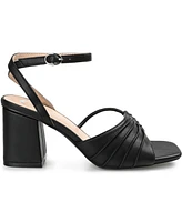 Journee Collection Women's Shillo Block Heel Sandals