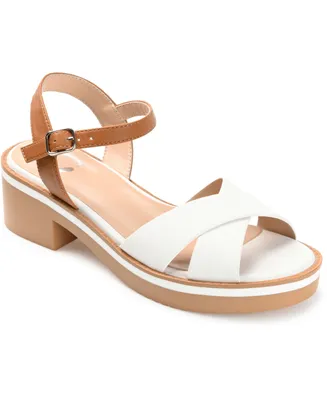 Journee Collection Women's Hilaree Ankle-Strap Sandals