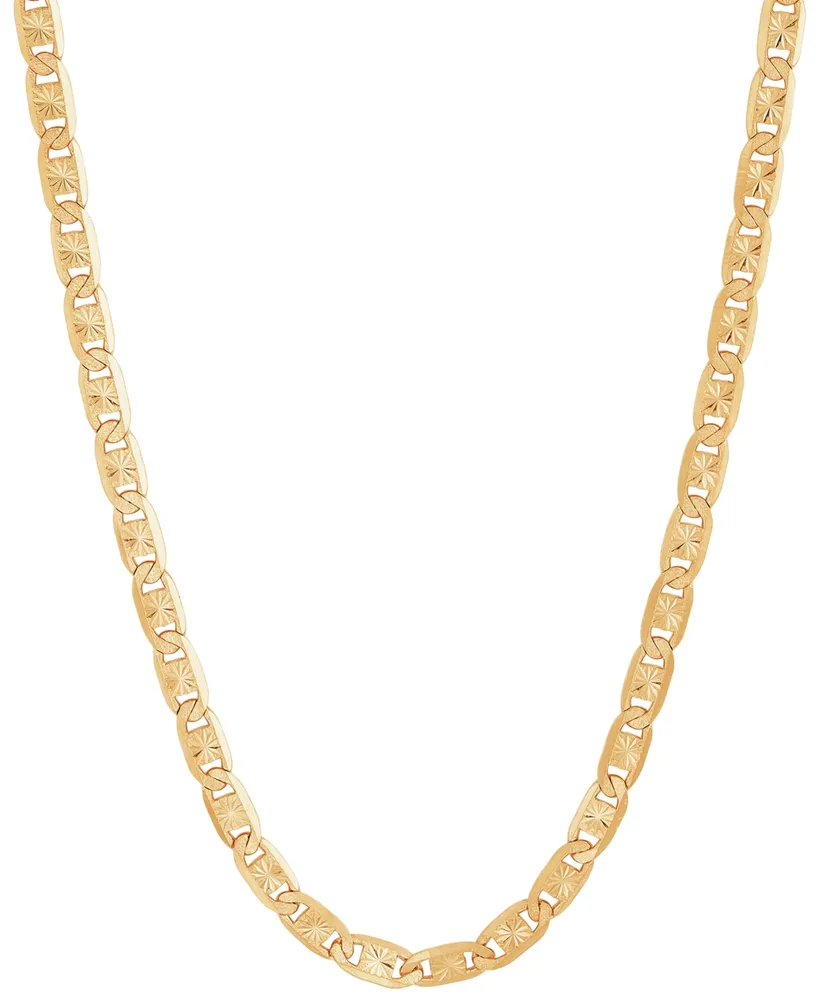 Valentina Link 22" Chain Necklace in 14k Gold-Plated Sterling Silver or Sterling Silver