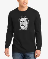 Men's Word Art Long Sleeve Pablo Escobar T-shirt