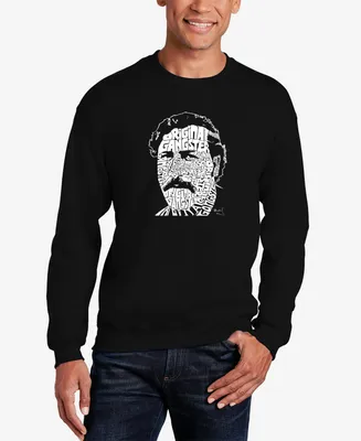 Men's Word Art Pablo Escobar Crewneck Sweatshirt