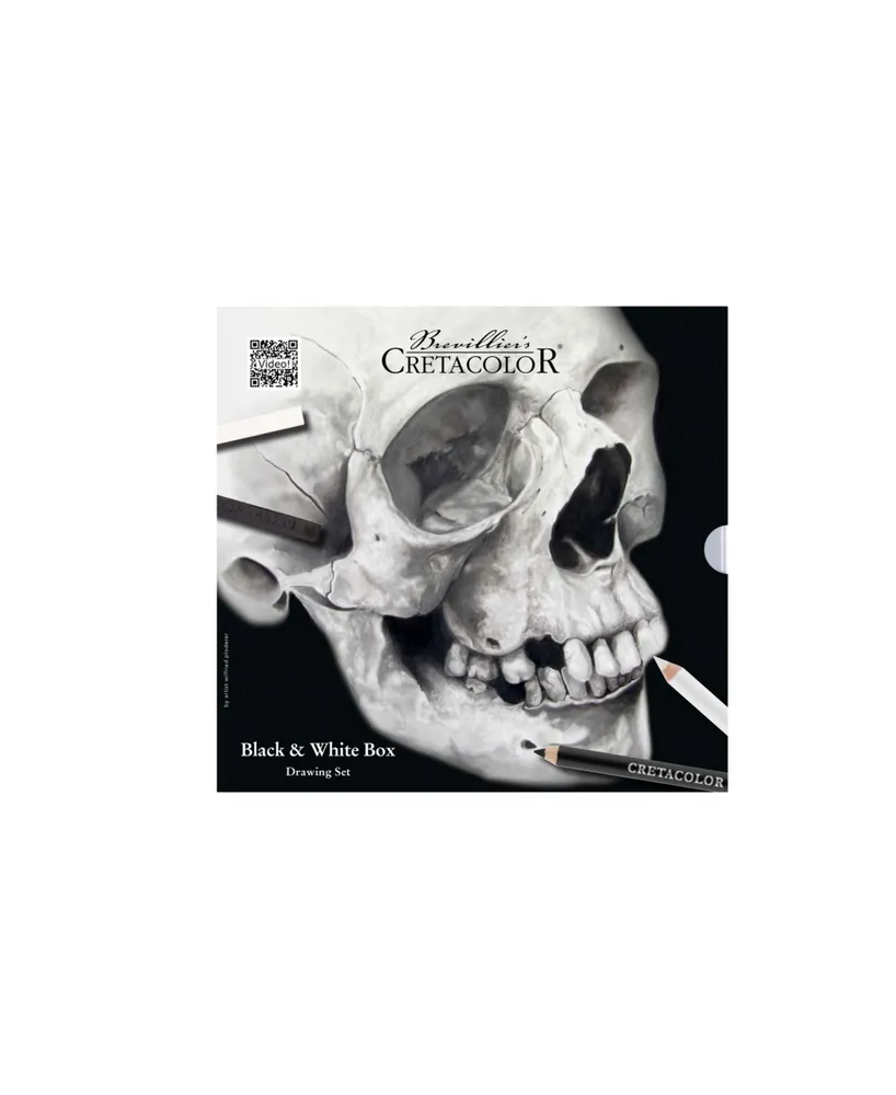 Set　Skull　Set,　Plaza　Las　Drawing　Cretacolor　Americas　of　Edition　Tin　25