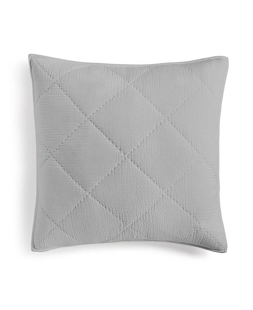 Hotel Collection Dobby Diamond Quilted Sham, European, Exclusively at Macy's