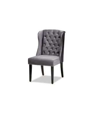 Lamont Modern Contemporary Transitional Wood Wingback Dining Chair