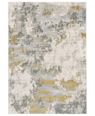Feizy Waldor R3970 5' x 8' Area Rug - Ivory, Gold