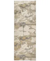 Feizy Aura R3737 2'10" x 7'10" Runner Area Rug - Gold