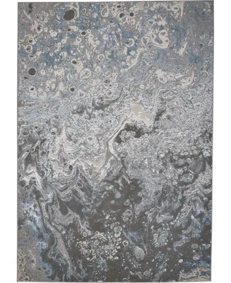 Feizy Azure R3405 5' x 8' Area Rug - Silver