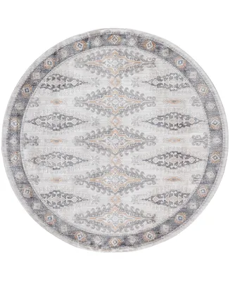 Feizy Kyra R3847 5'6" x 5'6" Round Area Rug