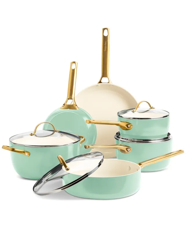 GreenPan Padova Ceramic Non-Stick Cookware Set, 10 Piece - Macy's