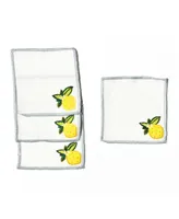 Coton Colors Lemon Citrus Cocktail Napkins, Set of 4