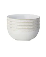 Denby Canvas Textured Cereal Bowls, Set of 4