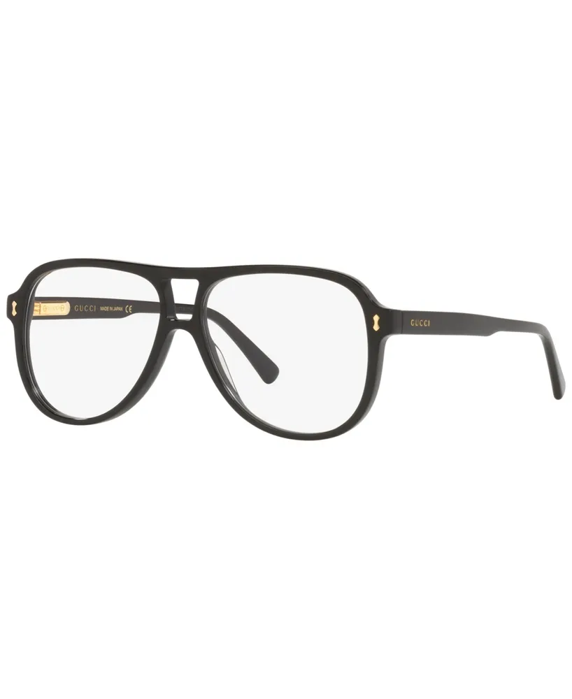 Gucci GG1044O Men's Pilot Eyeglasses