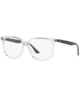 Ray-Ban RB4378V Optics Women's Square Low Bridge Fit Eyeglasses