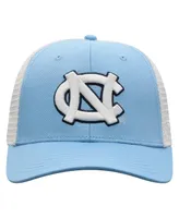 Men's Top of the World Carolina Blue, White North Carolina Tar Heels Trucker Snapback Hat