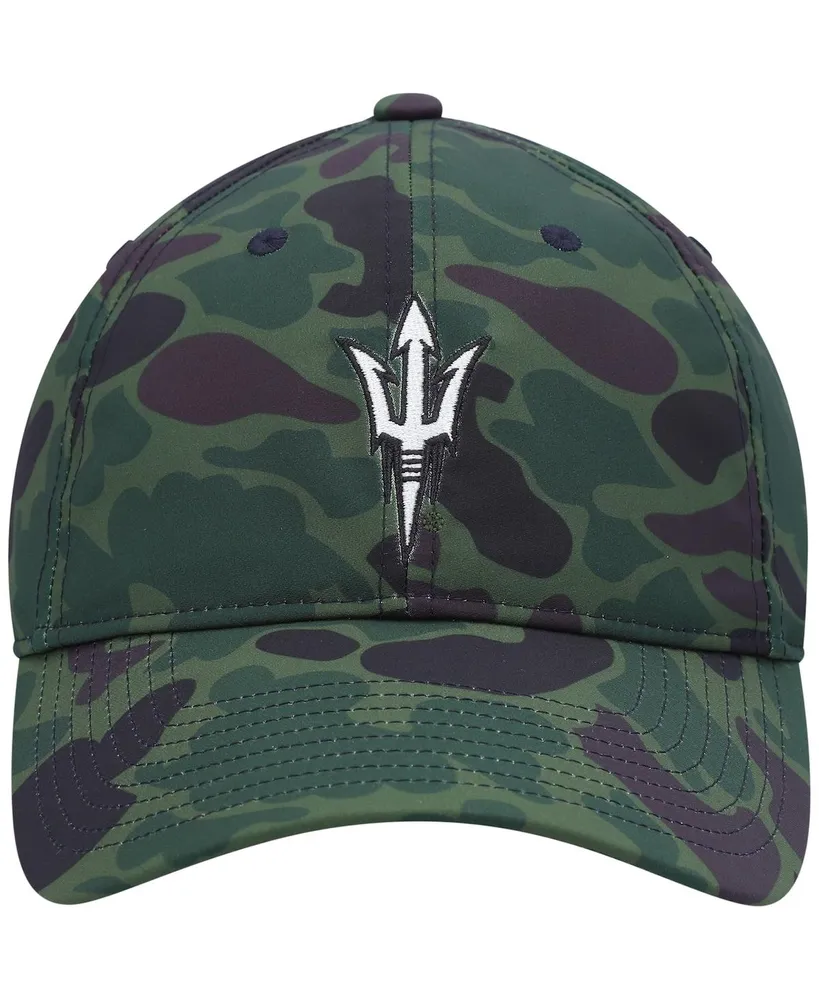 Men's adidas Camo Arizona State Sun Devils Military-Inspired Appreciation Slouch Adjustable Hat