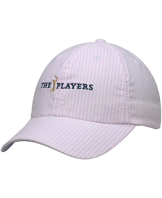 Women's Ahead Pink The Players Seersucker Adjustable Hat