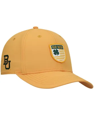 Men's Gold Baylor Bears Nation Shield Snapback Hat