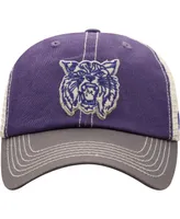 Men's Top of the World Purple Kansas State Wildcats Offroad Trucker Snapback Hat