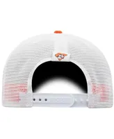 Men's Top of the World Orange, White Oklahoma State Cowboys Trucker Snapback Hat