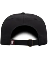 Men's Top of the World Black Mississippi State Bulldogs Staple Adjustable Hat