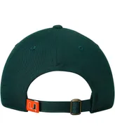 Men's Top of the World Green Miami Hurricanes Staple Adjustable Hat