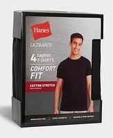 Hanes Men's Ultimate 4-Pk. Moisture-Wicking Stretch T-Shirts