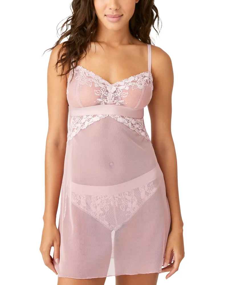 B.tempt'd by Wacoal Lace Kiss Lingerie Chemise Nightgown 914282
