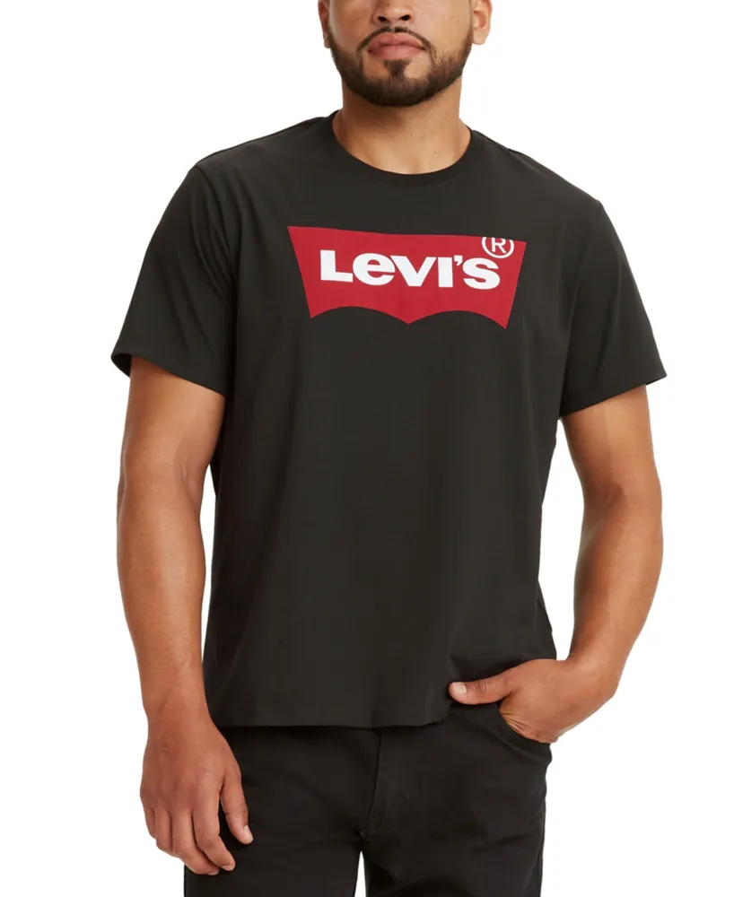 Levi's White Red Bat Wing Logo Classic Short Sleeve T-Shirt Youth