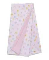 NoJo Happy Days Rainbows, Sun and Polka-Dot Super Soft Sherpa Baby Blanket