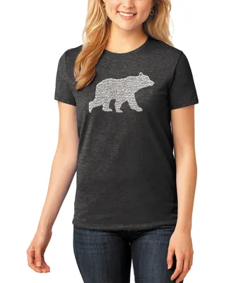 Women's Premium Blend Word Art Mama Bear T-shirt