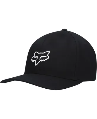 Men's Fox Black Main Logo Legacy Flex Hat