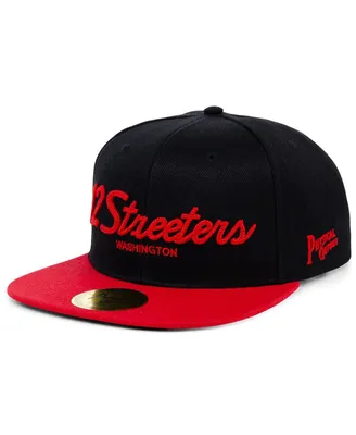 Men's Physical Culture Black 12 Streeters Black Fives Snapback Adjustable Hat