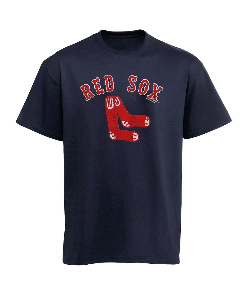 Boston Red Sox Big Boys Cooperstown T-shirt - Navy Blue