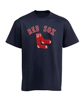 Boston Red Sox Big Boys Cooperstown T-shirt - Navy Blue