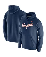 Men's Nike Navy Virginia Cavaliers Vintage-Like School Logo Pullover Hoodie