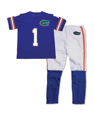 Boys and Girls Preschool Royal Blue Florida Gators Pajama Set