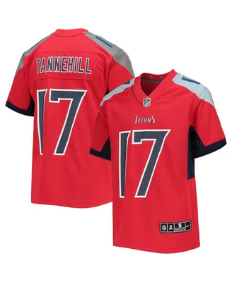 Big Boys Nike Ryan Tannehill Red Tennessee Titans Inverted Team Game Jersey